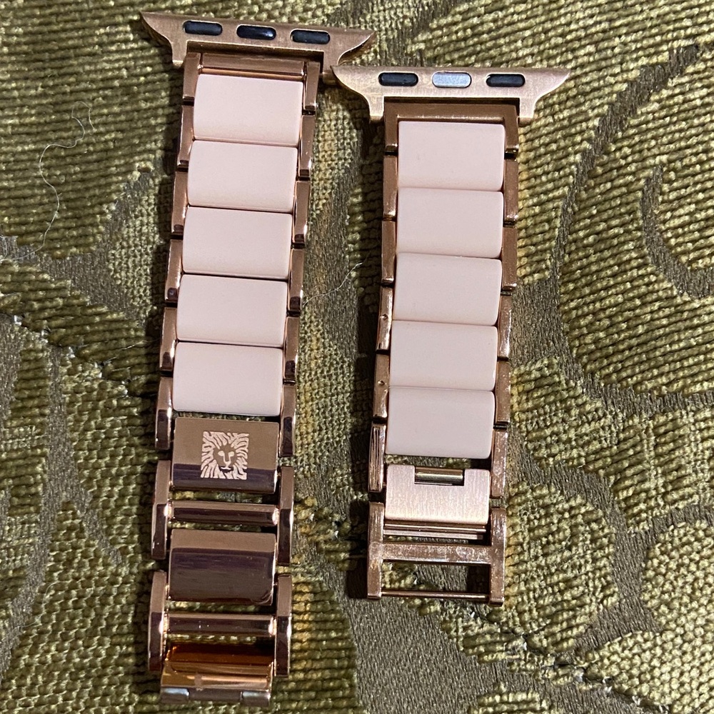 Anne Klein Rose Gold and Pink Smartwatch Band